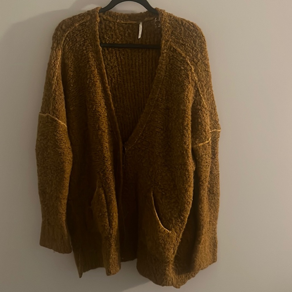 Free People Oversized Knit Cardigan; WOMEN’s SIZE MEDIUM